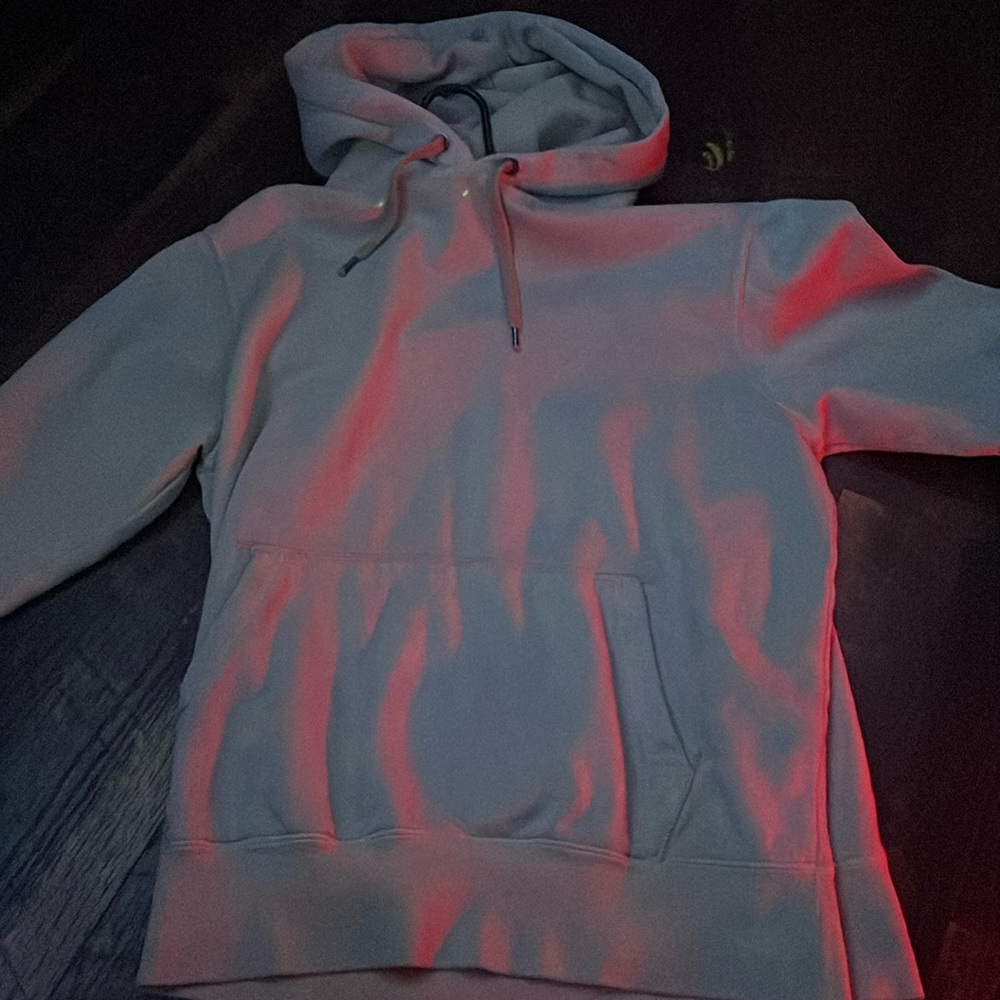 tan American Eagle hoodie